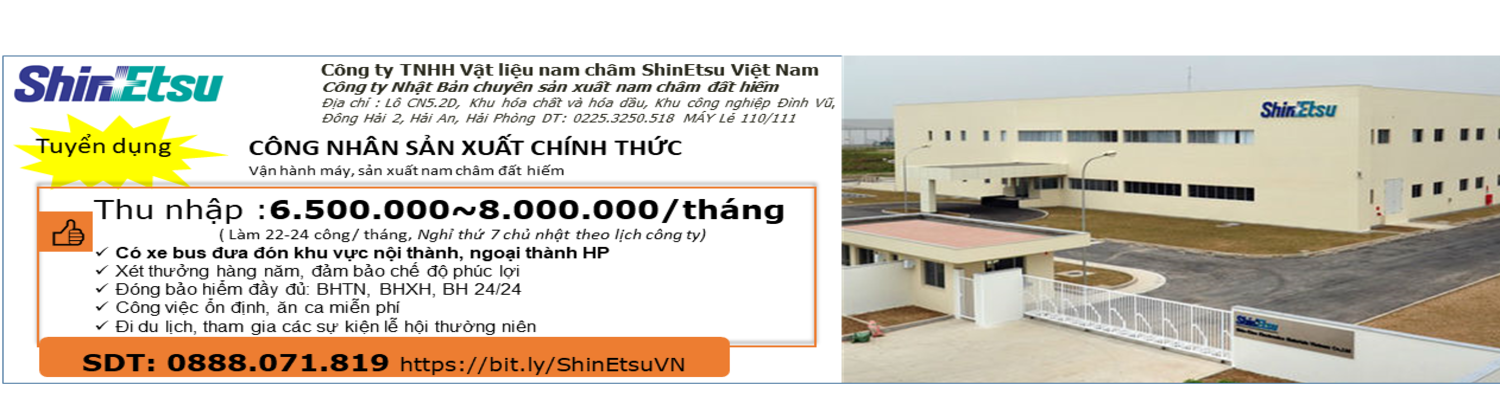 Công Ty TNHH Vật Liệu Nam Châm Shin-Etsu Việt Nam