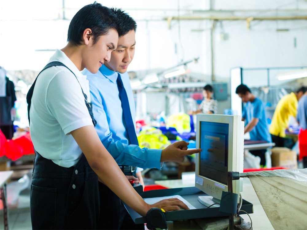 bảng checklist công việc tổ trưởng chuyền may