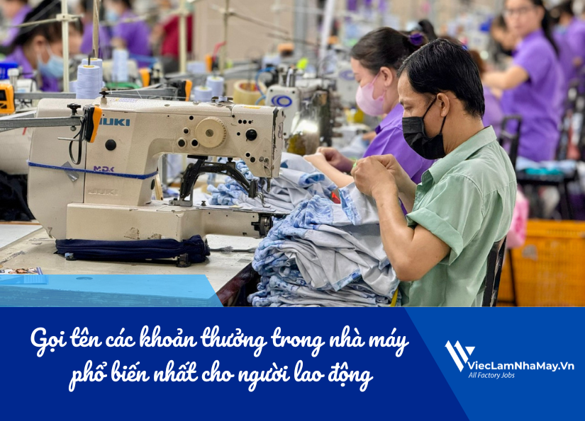 các khoản thưởng trong nhà máy