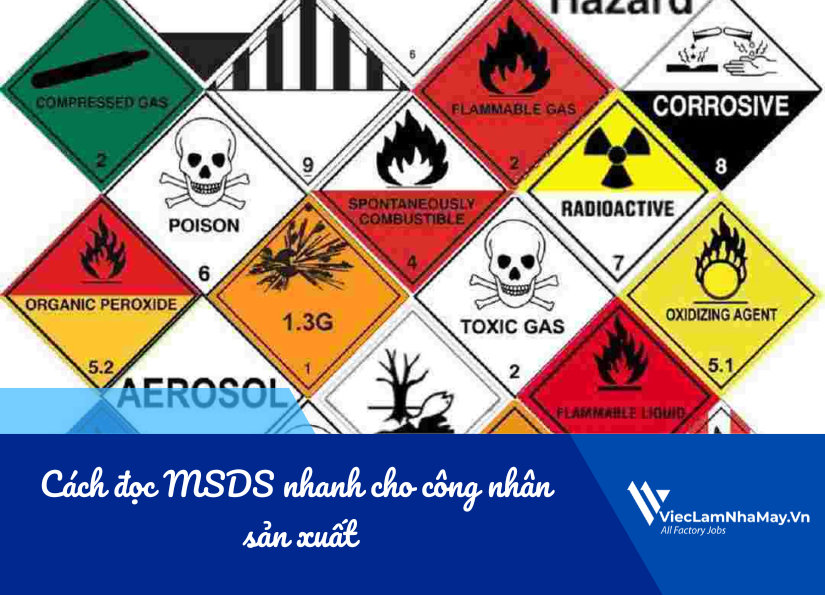 cách đọc msds nhanh cho công nhân sản xuất