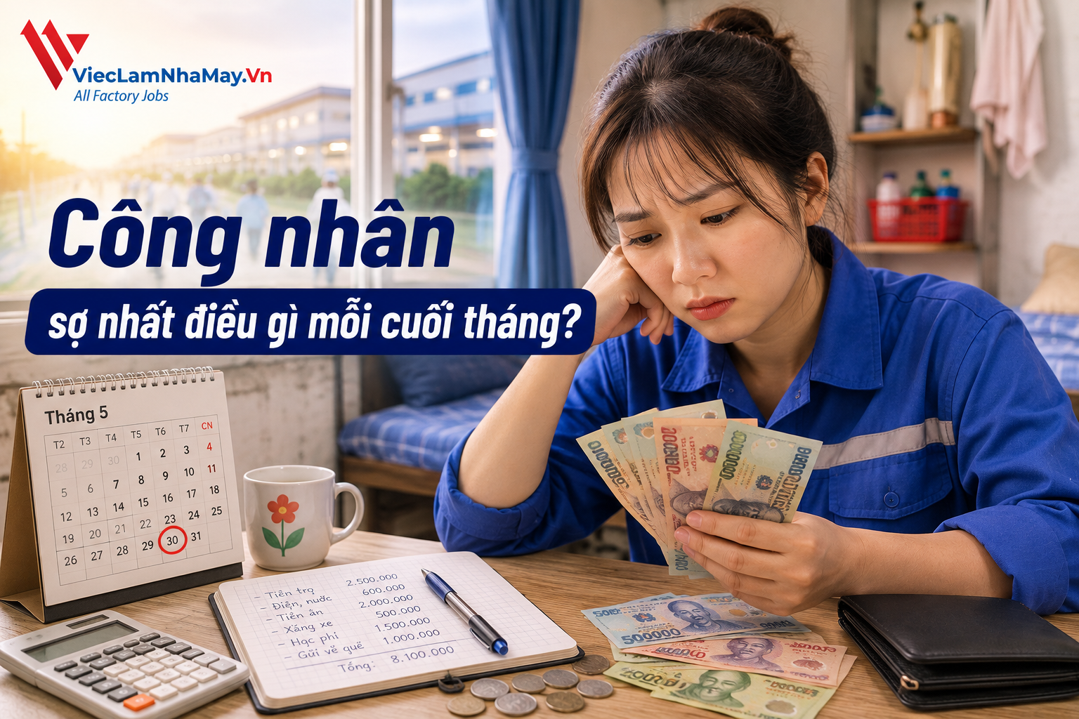 công nhân sợ gì mỗi cuối tháng