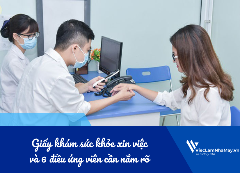 giấy khám sức khỏe xin việc