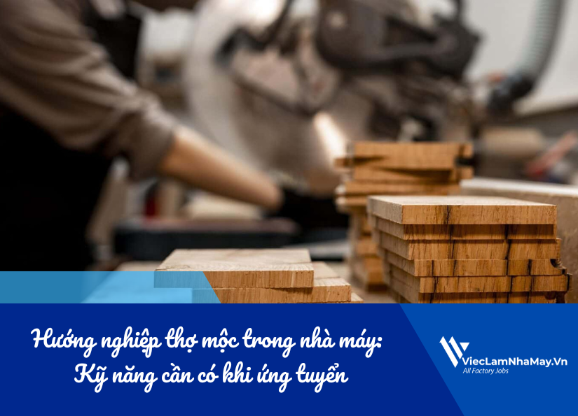 hướng nghiệp nghề thợ mộc trong nhà máy