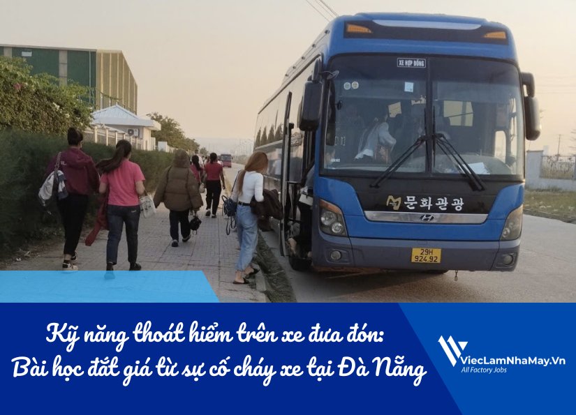 kỹ năng thoát hiểm trên xe đưa đón cho công nhân