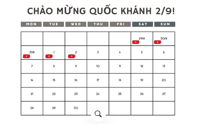 lễ quốc khánh 2/9, người lao động được nghỉ mấy ngày