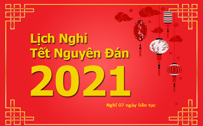 người lao động được nghỉ tết nguyên đán 2021 liên tục 7 ngày