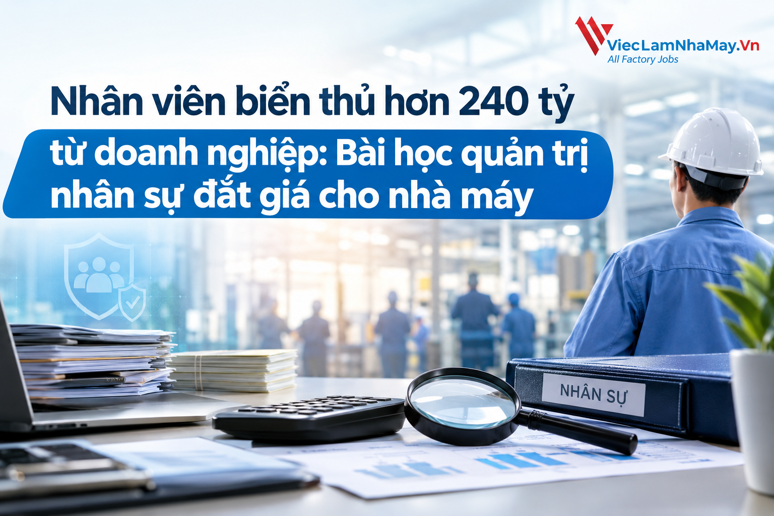 nhân viên biển thủ 242 tỷ đồng của doanh nghiệp: bài học quản trị nhân sự đắt giá cho nhà máy