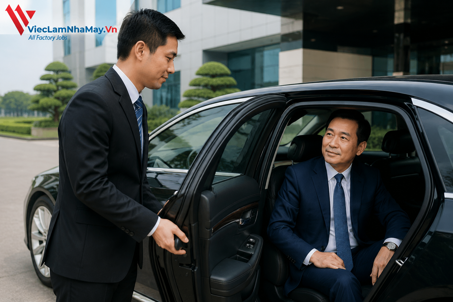 tài xế riêng cho ban giám đốc nhà máy