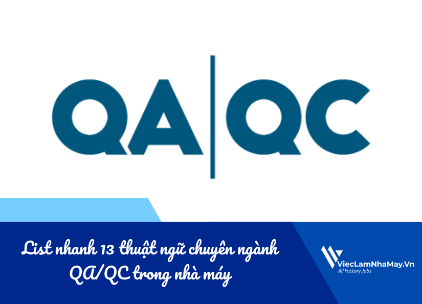 thuật ngữ chuyên ngành qa/qc trong nhà máy