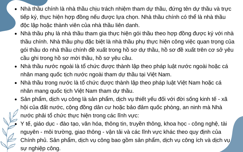 nhà thầu là gì