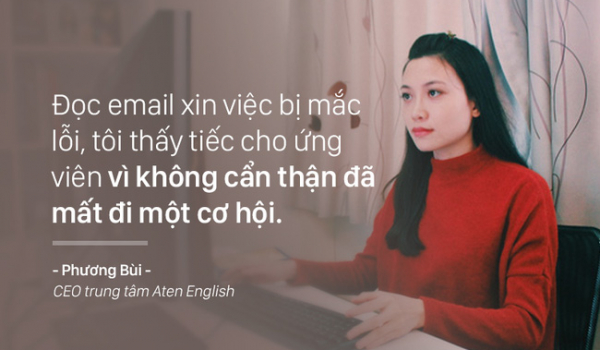 Nhà tuyển dụng thất vọng với những email xin việc đầy lỗi !