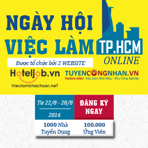 Đột phá sự nghiệp : Ngày hội việc làm trực tuyến Tp Hồ Chí Minh