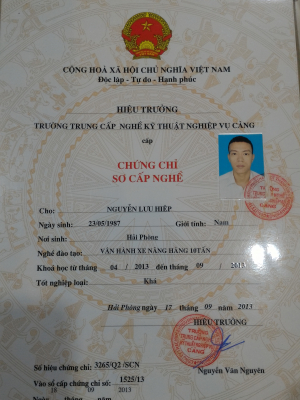 cover CV: Nguyễn Lưu Hiệp