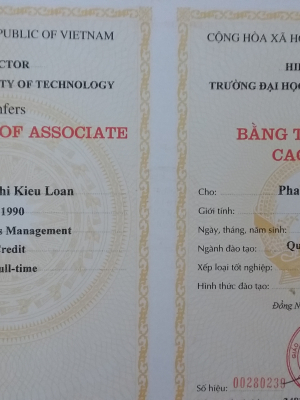 cover CV: Phan Thị Kiều Loan