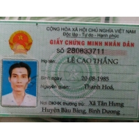 cover CV: Lê Cao Thắng