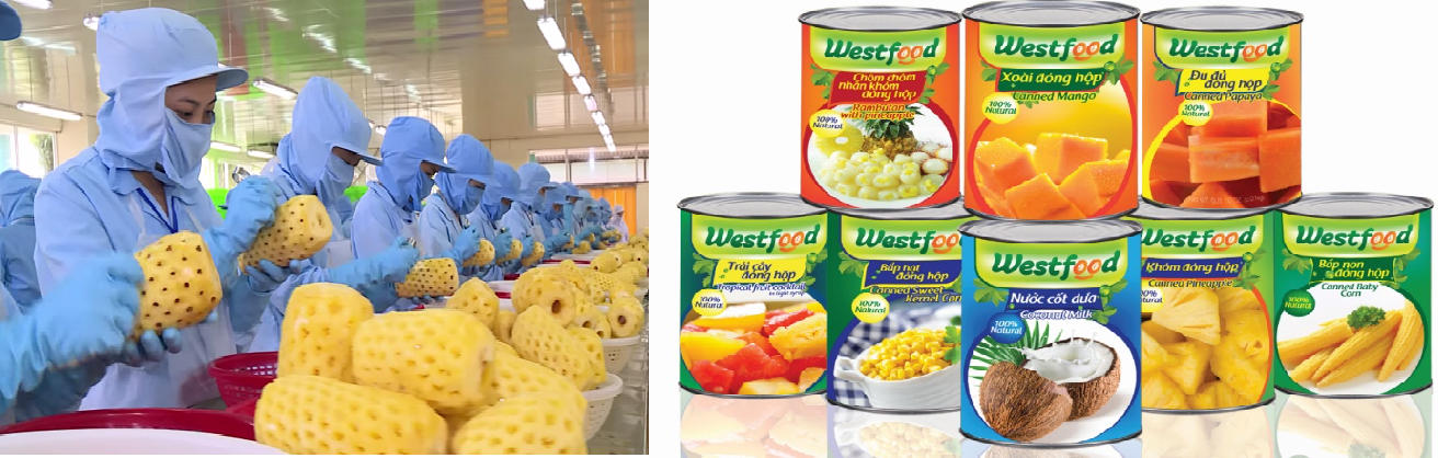 Công nhân sơ chế trái cây ở , Công ty CP chế biến thực phẩm xuất khẩu Miền  Tây (WEST FOOD) - Vieclamnhamay.vn