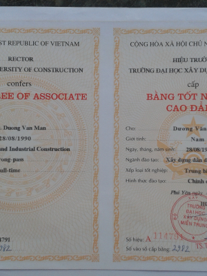 cover CV: Dương Văn Mẫn