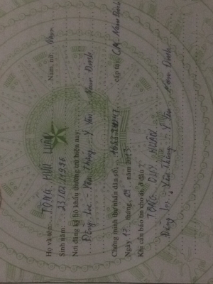 cover CV: Tống Hữu Luận