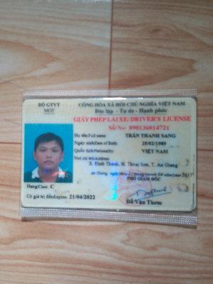 cover CV: Trần Thanh Sang