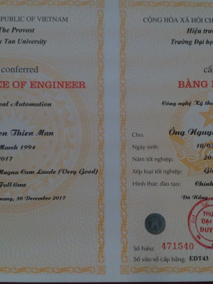 cover CV: Nguyễn Thiện Mẫn