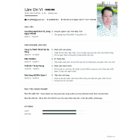 cover CV: Lâm Chí Vĩ