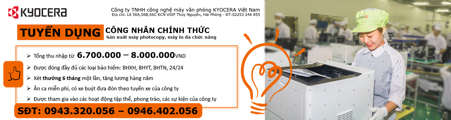 Công ty TNHH Công nghệ máy văn phòng Kyocera Việt Nam