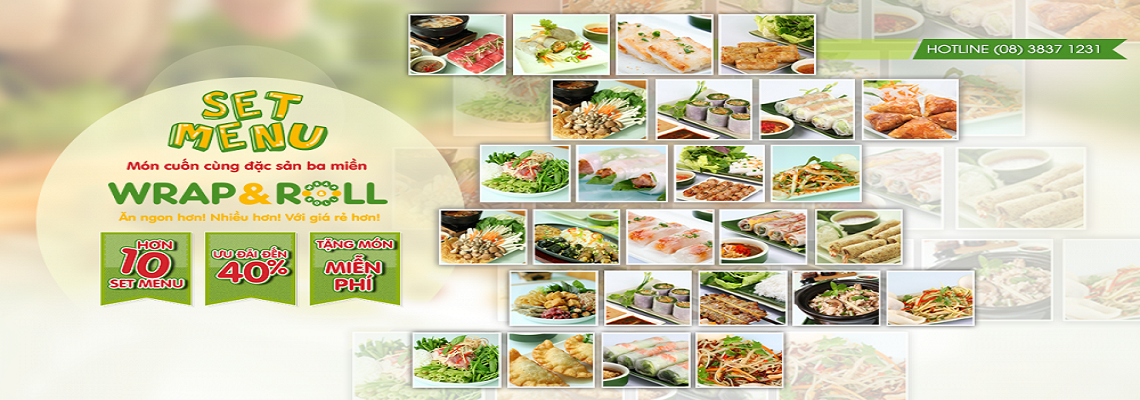 HỆ THỐNG NHÀ HÀNG WRAP & ROLL 