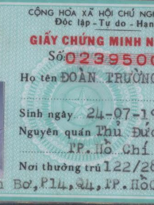 cover CV: ĐOÀN TRƯỜNG GIANG