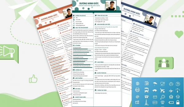 Chèn icon cho CV để tạo khác biệt nổi bật - Tại sao không?