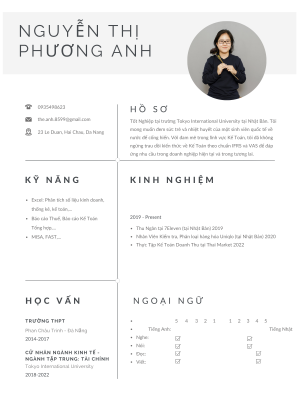 cover CV: Nguyễn Thị Phương Anh