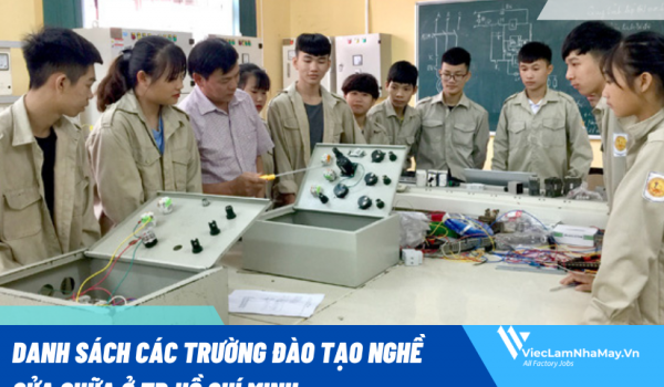 Danh sách các trường đào tạo nghề sửa chữa ở TP.Hồ Chí Minh