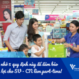 Ghi nhớ 5 quy định này để đảm bảo quyền lợi cho Sinh viên, Công nhân làm part-time!