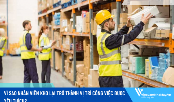 Vì sao nhân viên kho lại trở thành vị trí công việc được yêu thích?