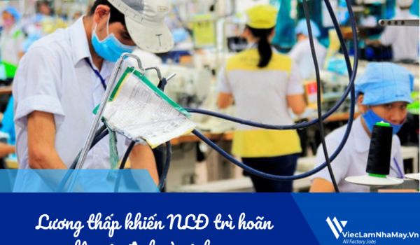 Lương thấp khiến NLĐ trì hoãn lập gia đình và sinh con