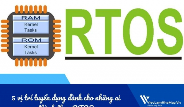 RTOS là gì? 5 vị trí tuyển dụng dành cho những ai thành thạo RTOS 