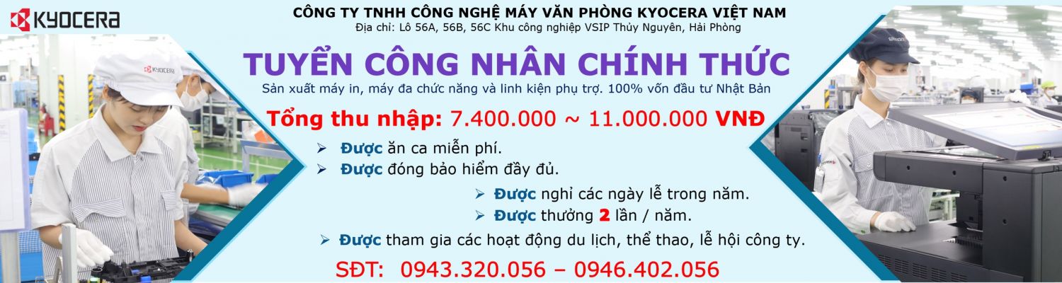 Công ty TNHH Công nghệ máy văn phòng Kyocera Việt Nam