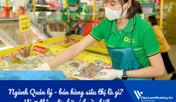 Ngành Quản lý - bán hàng siêu thị là gì? Và 7 thông tin hữu ích cần biết