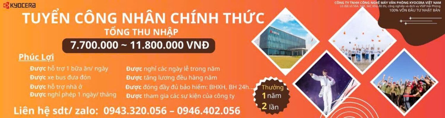 Công ty TNHH Công nghệ máy văn phòng Kyocera Việt Nam