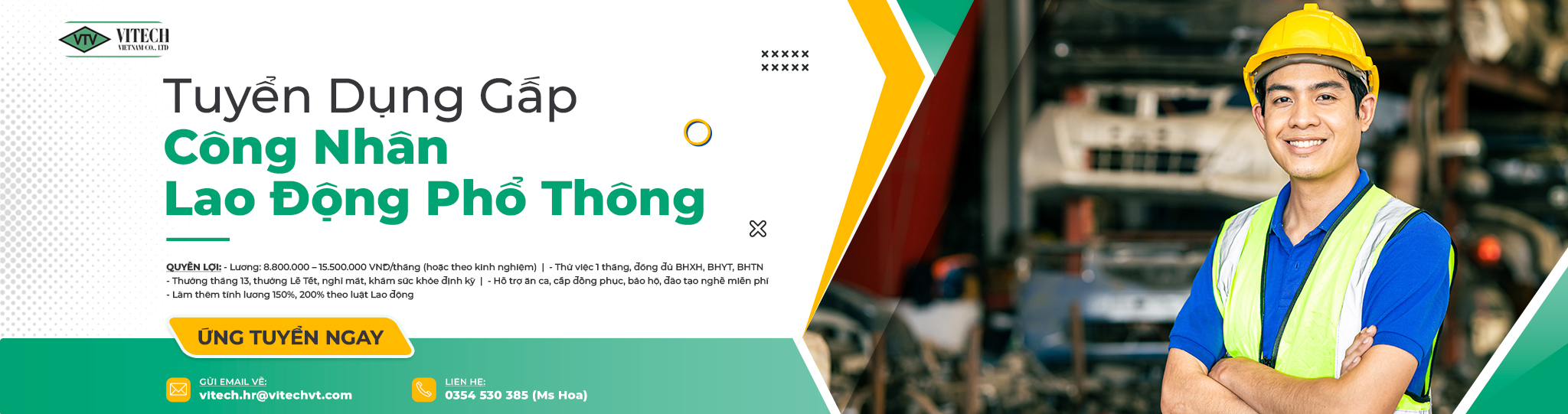 Vitech tuyển dụng