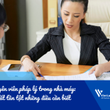Chuyên viên pháp lý trong nhà máy: Tất tần tật những điều cần biết