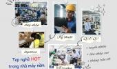 Gọi tên Top nghề “hot” trong nhà máy 2025 – Dễ xin việc, thu nhập tốt