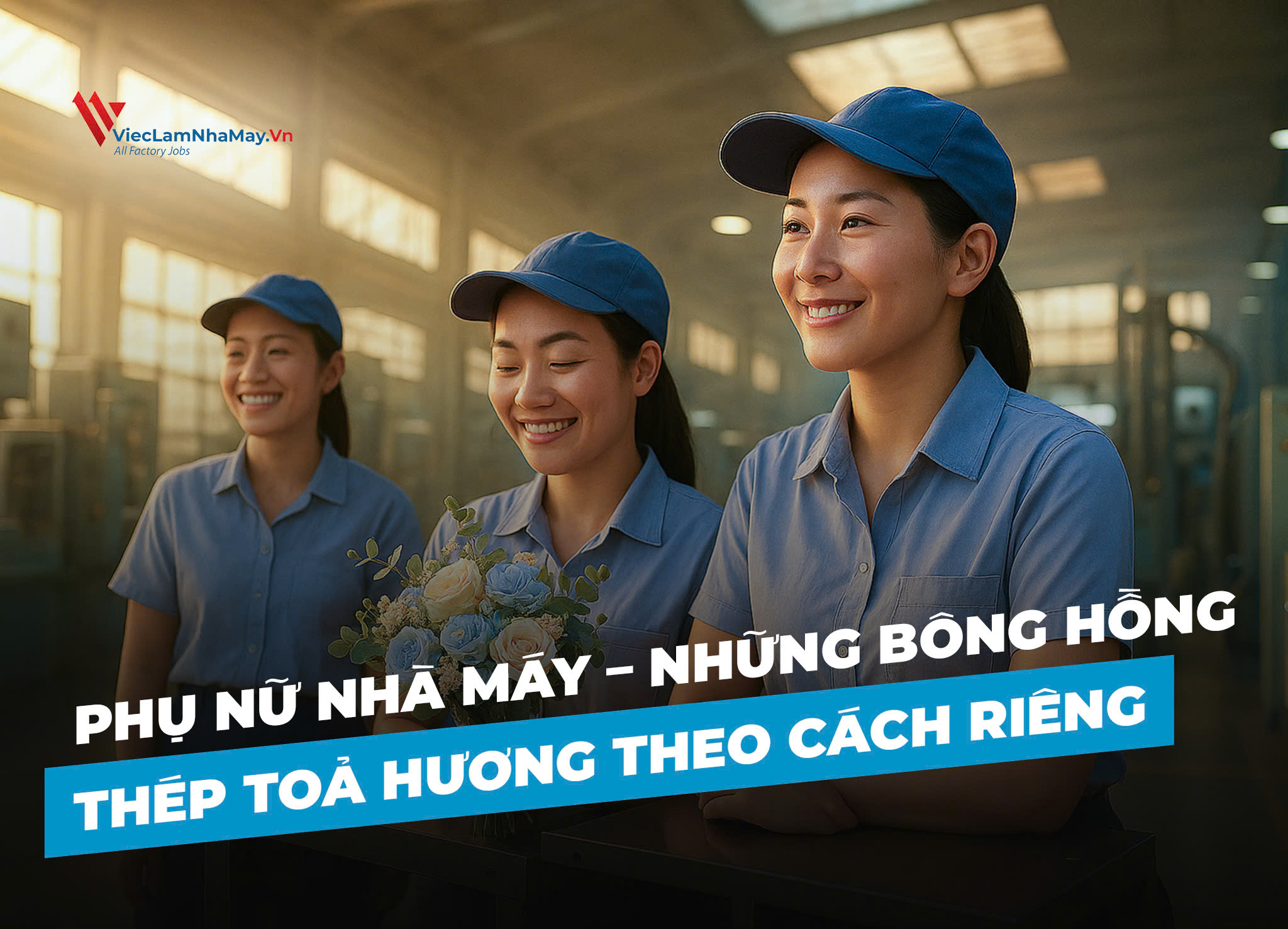 Phụ nữ nhà máy – Những bông hồng thép toả hương theo cách riêng