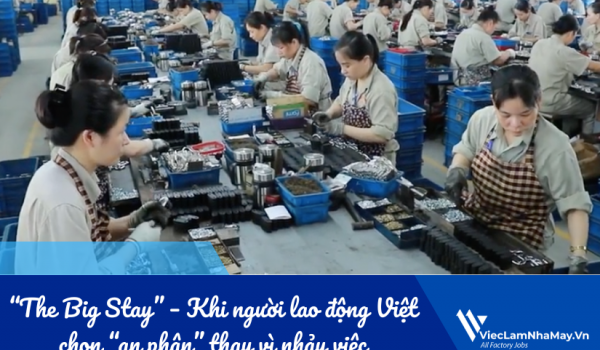 “The Big Stay” – Khi người lao động Việt chọn “an phận” thay vì nhảy việc