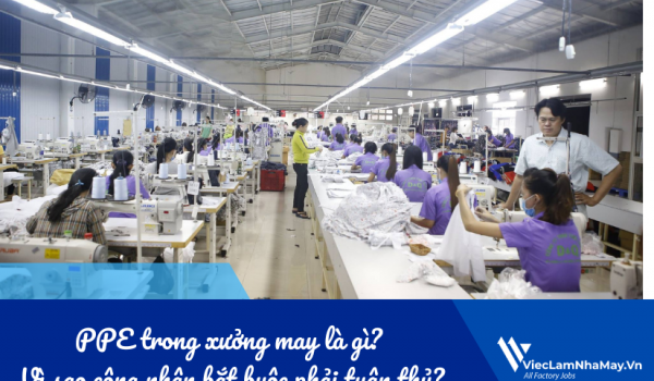 PPE trong xưởng may là gì? Vì sao công nhân ngành may bắt buộc phải tuân thủ?