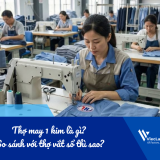 Thợ may 1 kim là gì? Công việc, mức lương & so sánh với thợ vắt sổ