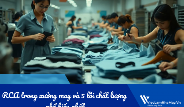RCA trong xưởng may: Phân tích nguyên nhân gốc rễ cho 5 lỗi chất lượng phổ biến nhất