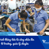 Lộ trình thăng tiến từ công nhân lên tổ trưởng, quản lý chuyền