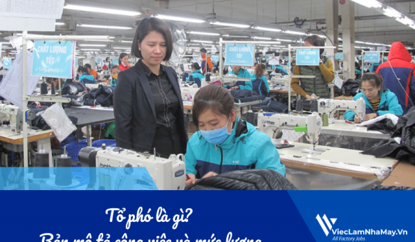 Tổ phó là gì? Bản mô tả công việc tổ phó trong nhà máy và mức lương