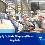 Công ty tự ý hoán đổi ngày nghỉ bù có đúng luật?