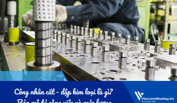 Công nhân cắt - dập kim loại là gì? Bản mô tả công việc và mức lương trong nhà máy